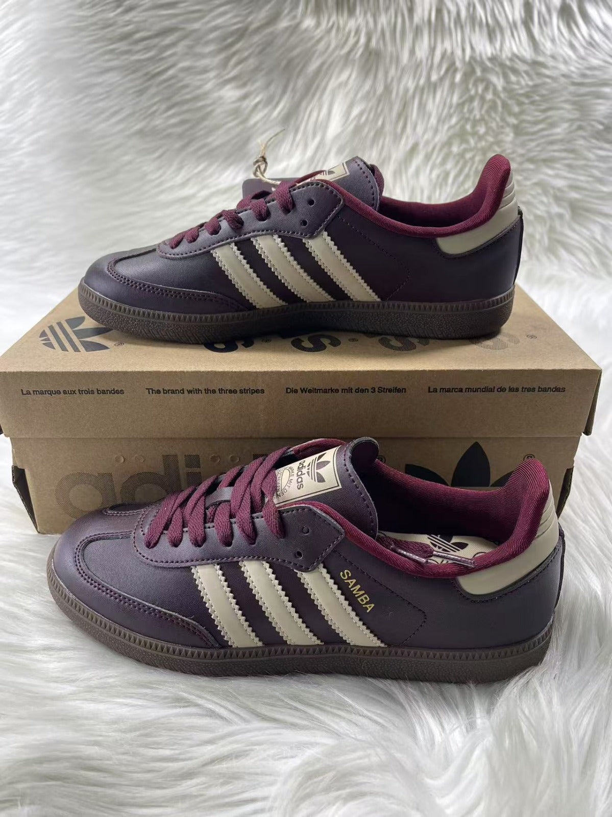 ADIDAS SAMBA OG MAROON CRYSTAL SAND