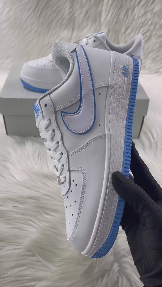 NIKE AIR FORCE 1 BRANCO/AZUL