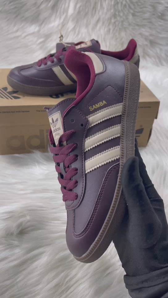 ADIDAS SAMBA OG MAROON CRYSTAL SAND